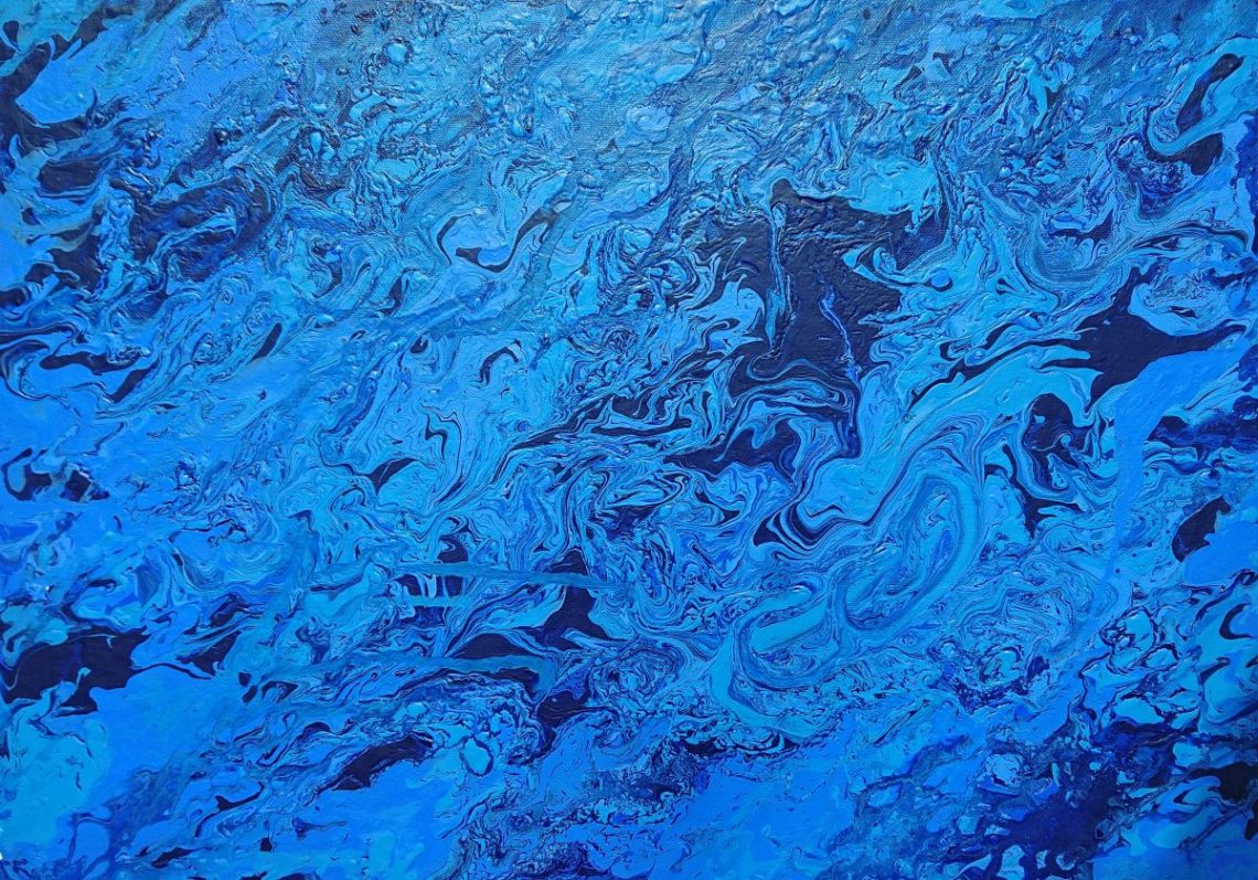 Painting Blue Experiment